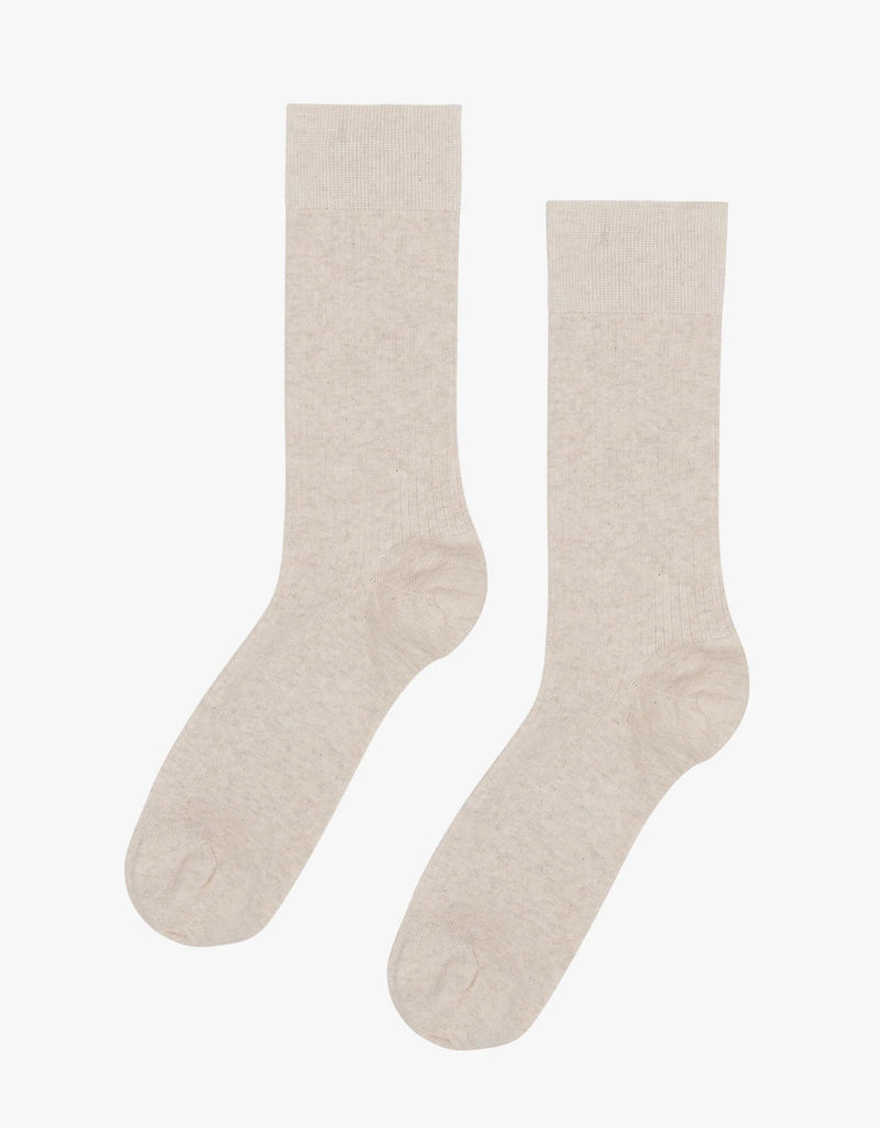 Classic Organic Sock | Ivory White