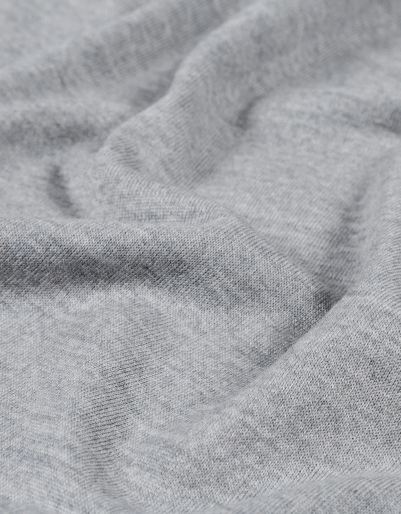 Classic Organic Crew | Heather Grey