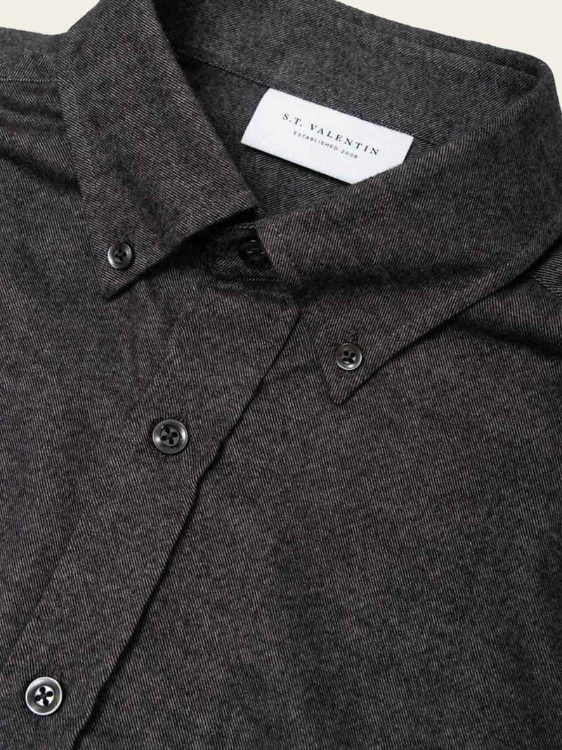Ultra Soft Flannel Shirt | Black Grey