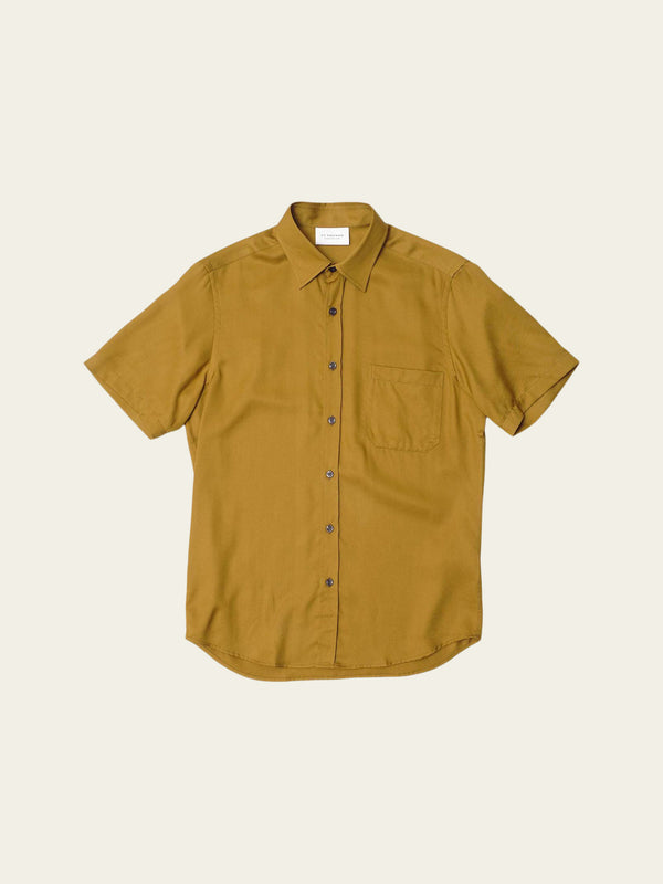 Italian Tencel Short Sleeve Shirt | Sage