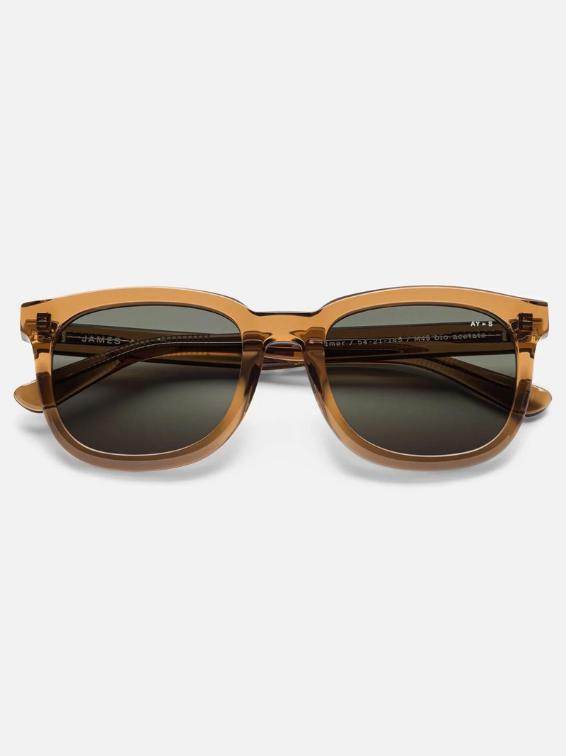 Palmer Sunglasses | Transparent Caramel Brown