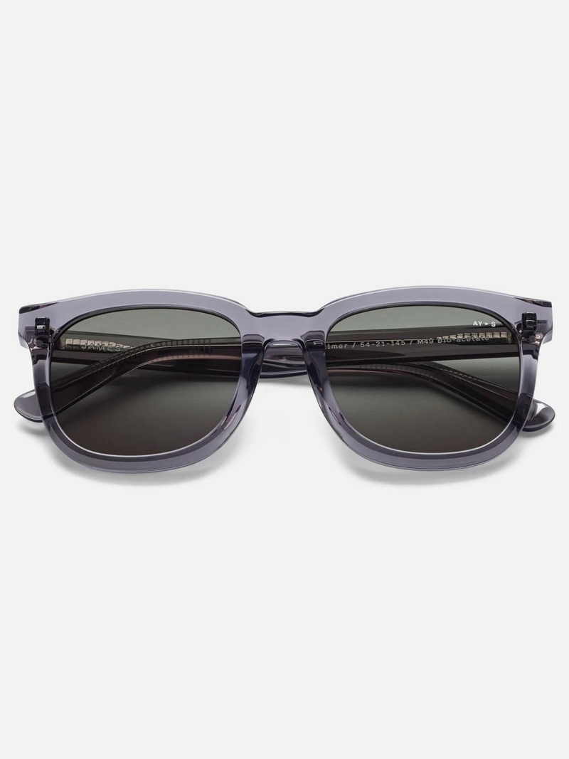 Palmer Sunglasses | Transparent Grey