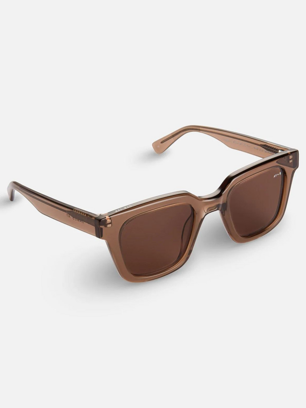 Ruben Sunglasses | Transparent Coffee Brown