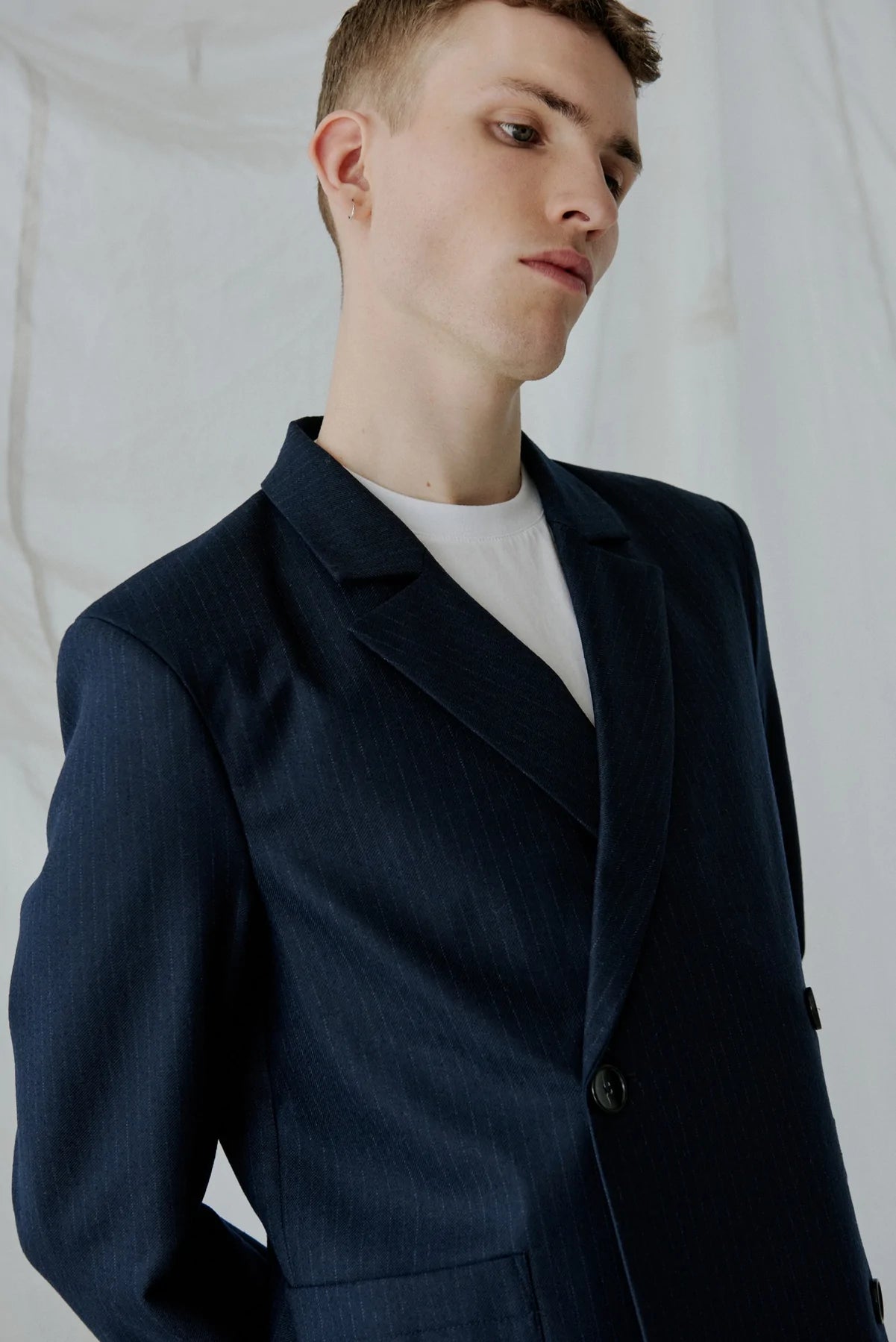 Public Blazer | Dark Navy Pin
