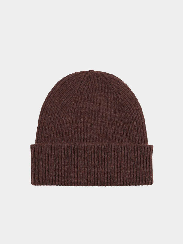 Merino Wool Beanie | Coffee Brown