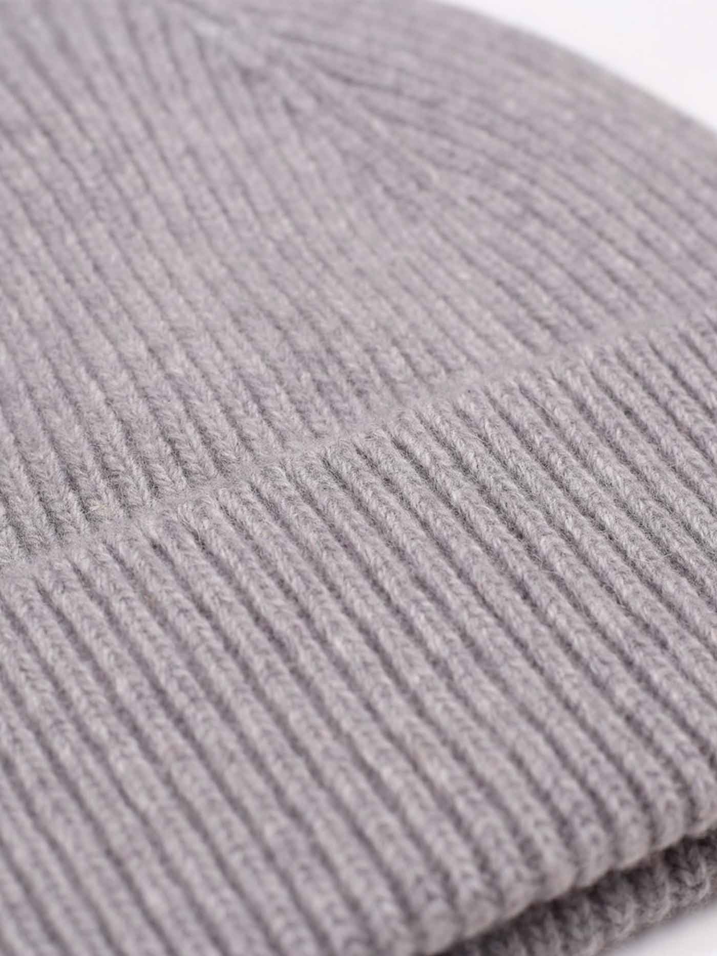 Merino Wool Beanie | Heather Grey