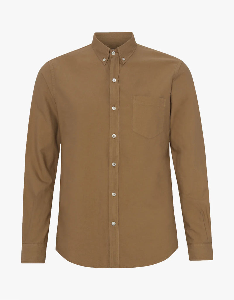 Classic Organic Button Down Shirt | Sahara Camel