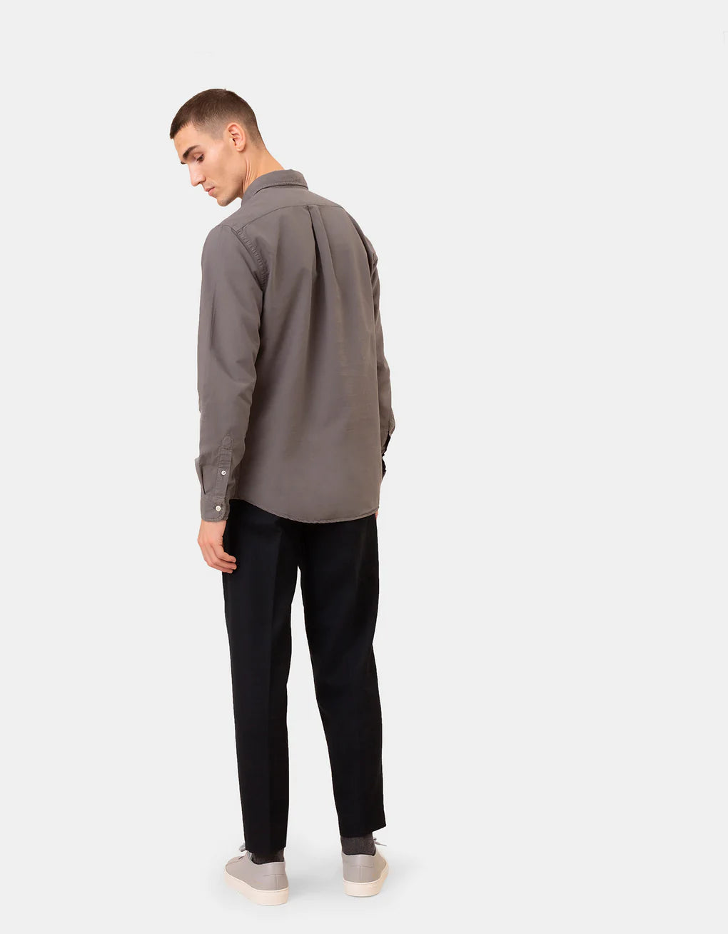 Classic Organic Button Down Shirt | Storm Grey