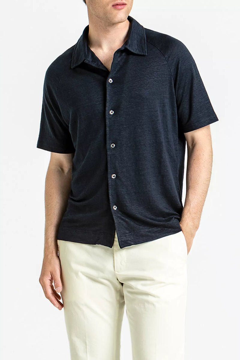 Albin Short Sleeve Shirt | Navy