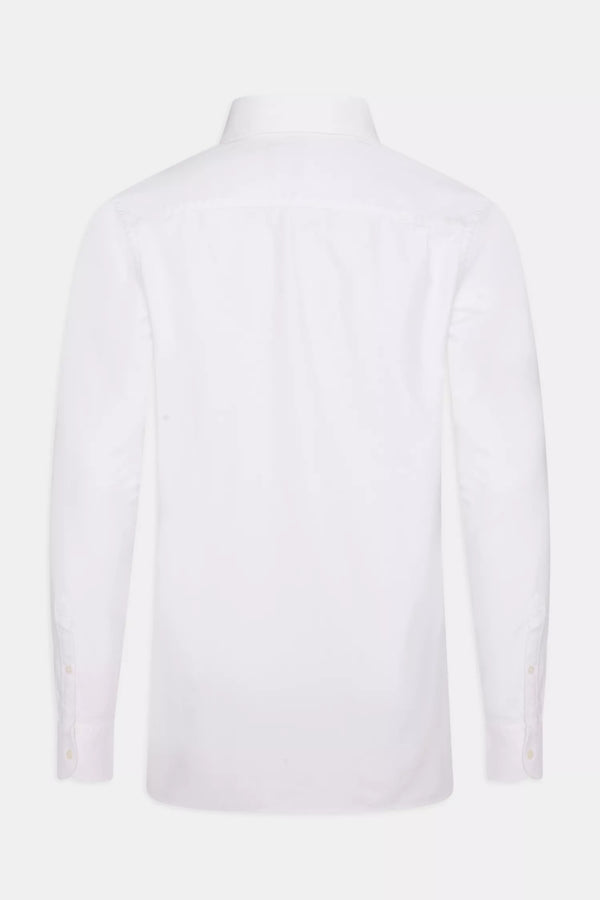 Button Down Casual Oxford Shirt | White