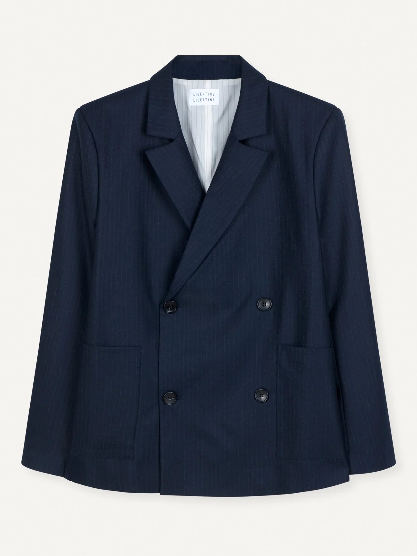 Public Blazer | Dark Navy Pin