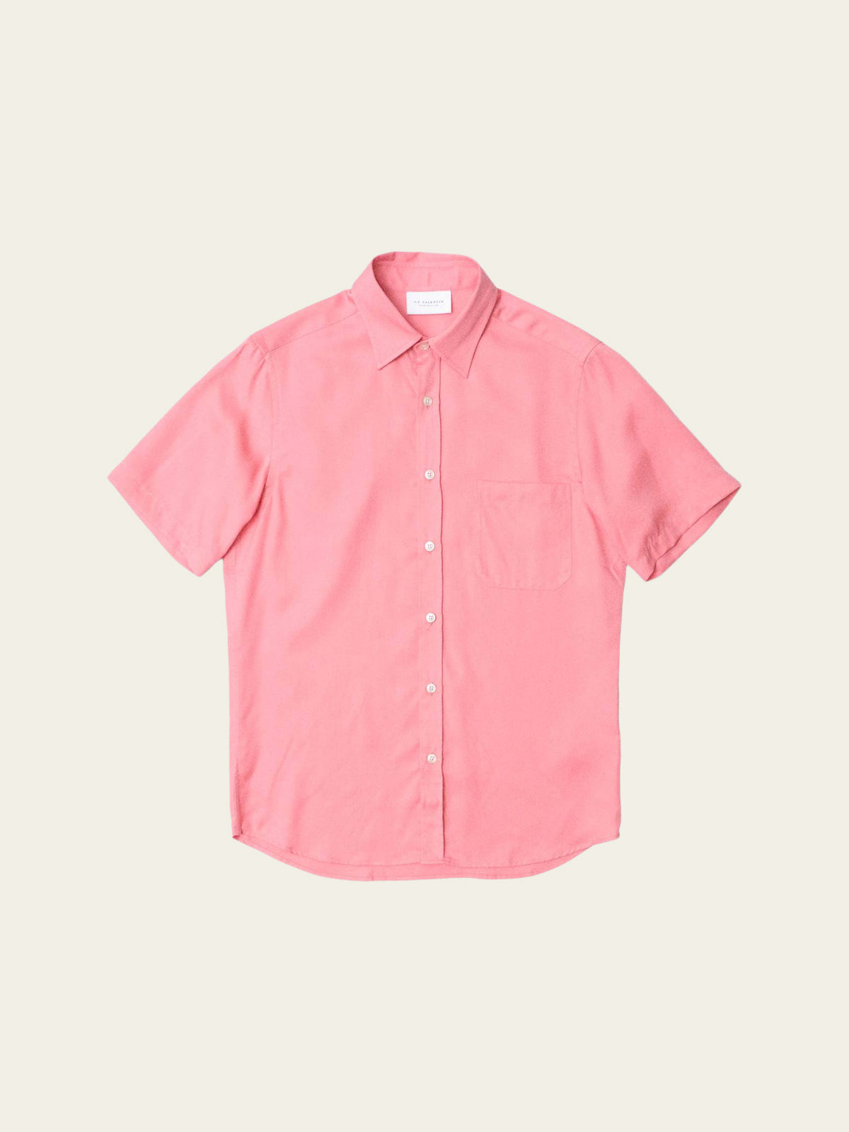 Italian Tencel Short Sleeve Shirt | Pinkish