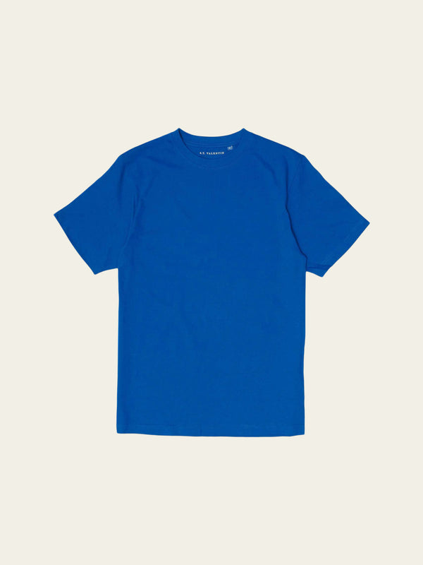 Klassisk basis t-shirt i royal blå til herre 