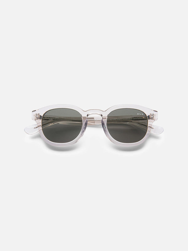 Suede Sunglasses | Transparent Sand