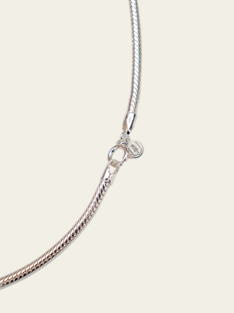 3 mm Snake Chain Necklace | Silver