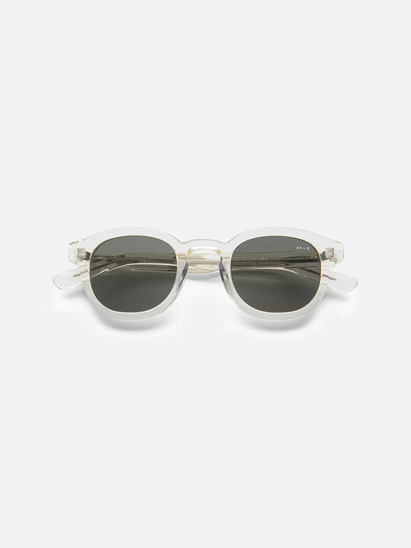 Suede Sunglasses | Transparent Yellow Light